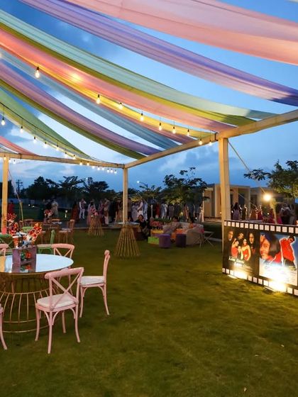 Crimson and Cherry - Full-Service Wedding Planning & Execution Vibrant Sangeet & Mehendi Nights photo 5