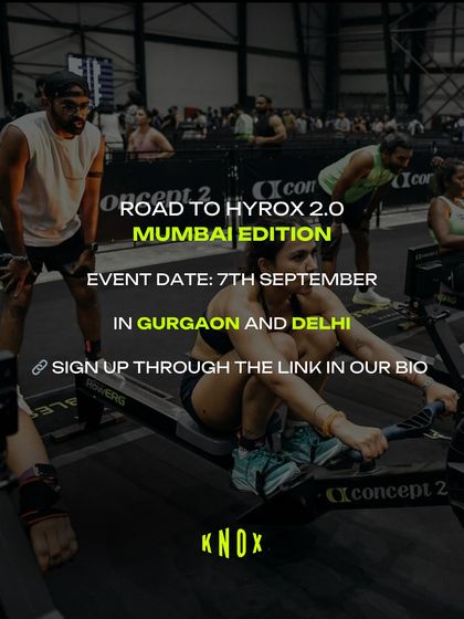 Announcing the Road to HYROX 2.0 for the Mumbai edition. Training is available in both Gurgaon and Delhi to get you ready for race day.