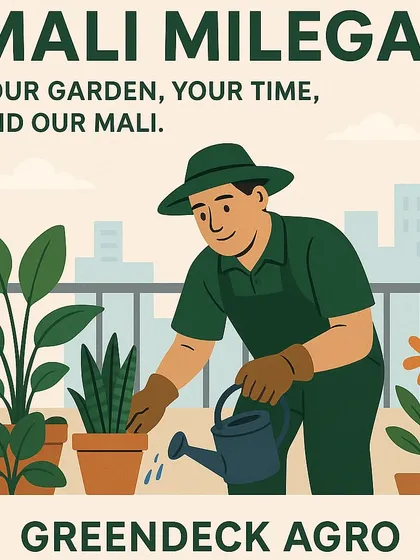 "Mali Milega" was our launch announcement for bringing on-demand gardener services to select areas in Pune. Your garden, your time, and our mali.