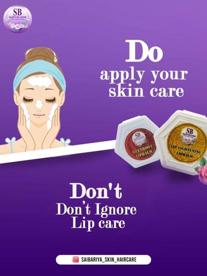 Skincare DO and DON'T: DO apply your skincare products diligently, but DON'T ignore your lip care. Chapped lips can be painful, especially in winter.