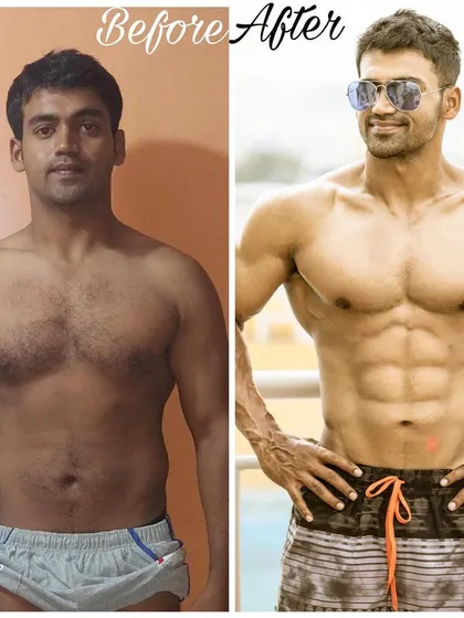 This is the power of body recomposition. My client started at 70.5 kg with over 20% body fat. By replacing running with a dedicated strength training program and a natural diet, he not only lost fat to achieve a 6% body fat physique but also gained 5-6 kgs of lean muscle and won a silver medal in a natural bodybuilding competition.