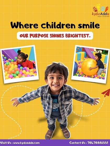 Where children smile, our purpose shines brightest. We are dedicated to creating a space where every child feels happy, free, and ready to take on the world.