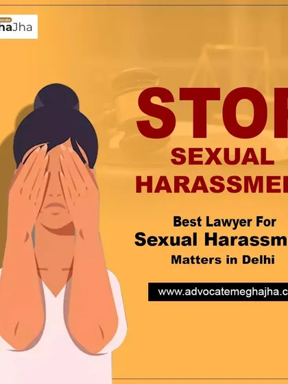 A clear message to stop sexual harassment. As your legal partner, I help you stand up against injustice and ensure your voice is heard in a court of law.