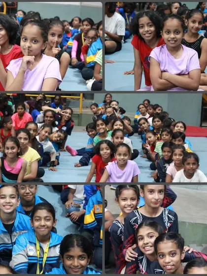 Candid moments from the Dasara competition. The camaraderie and support among the gymnasts is always wonderful to see.
