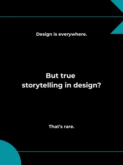 Design is everywhere. But true storytelling in design? That is rare. Our mission is to move beyond temporary aesthetics and create spaces with lasting emotional impact.