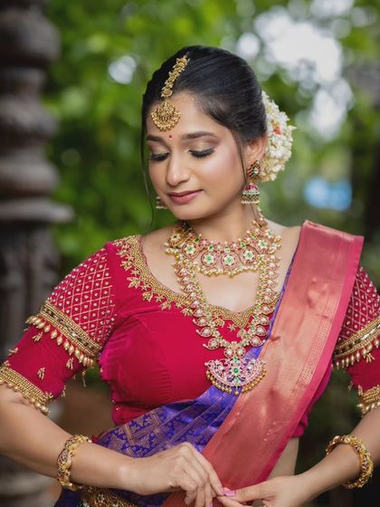 Thesparklebox - Occasion Wear Jewellery Rental Vibrant Kempu & Antique Sets photo 28