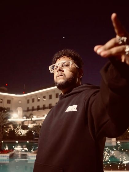 Looking up, manifesting the next win. Always thinking about the bigger picture.