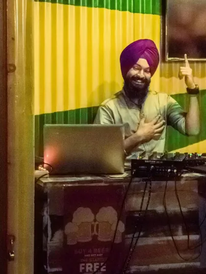 Music is the language of heaven. A candid moment of joy while playing a set, feeling the music and sharing that happiness with everyone in the room.