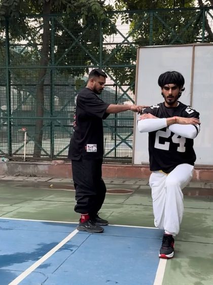 Working on single leg balance and stability. This is crucial for controlling your body on the court.