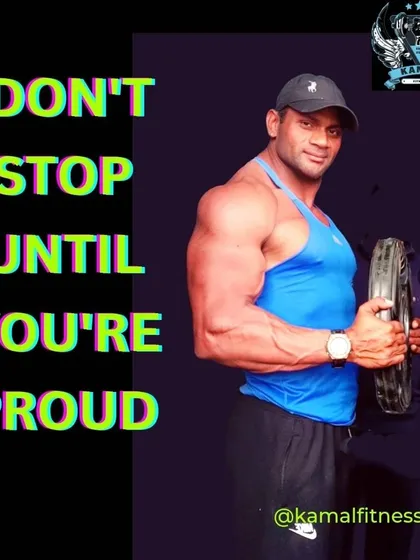 Don't stop until you're proud. Mera logo aur mera message.