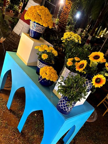 Vibrant Haldi & Mehendi Functions photo 76