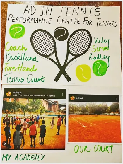 It feels great when kids show their love for the academy. Our trainee Amarrah created this amazing poster for a school project.