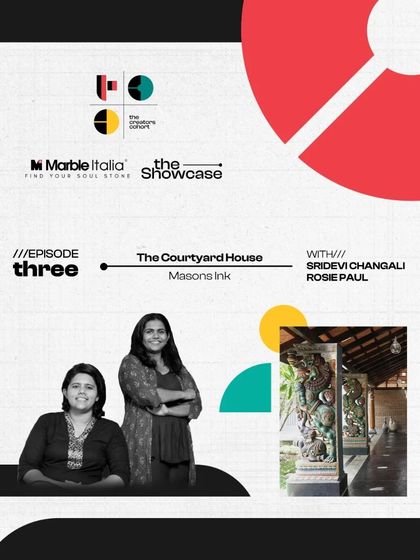 We were thrilled that 'The Courtyard House' was featured as the Project of the Week by The Creators Cohort, celebrating its blend of tradition and modern sustainability.