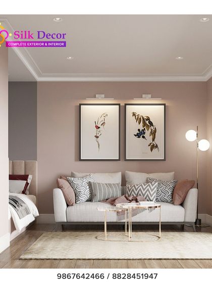 This project shows a compact yet elegant living area. We provided a custom-sized white sofa, perfectly proportioned for the space, and paired it with a delicate marble coffee table. This demonstrates our ability to create beautiful furniture for rooms of any size.