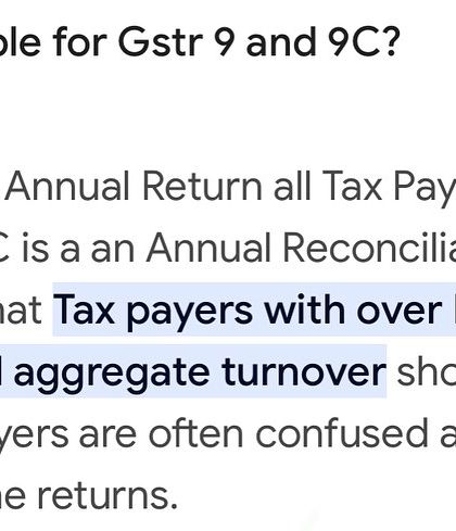 Our services include determining your specific GST obligations, such as the requirement for a GSTR-9C statement based on your annual aggregate turnover.
