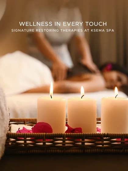 Experience wellness in every touch. At Ksema Spa, our signature therapies, like this restorative back massage, use natural elements and expert techniques to melt away stress and renew your spirit.