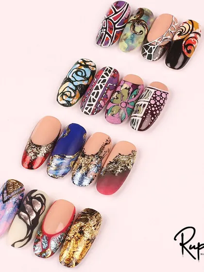My full advanced foil nail art portfolio.