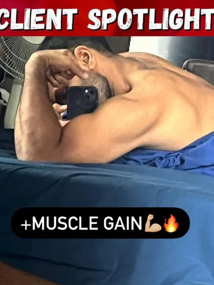 The result of a successful fat loss phase is not just losing weight, but also revealing the muscle underneath. This client built a strong back in the process.