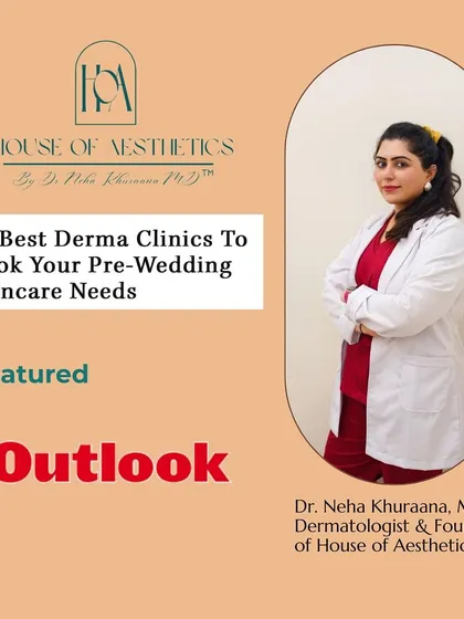 We are thrilled to be featured in Outlook as one of the 10 best derma clinics for pre-wedding skincare. Our meticulous, personalized treatment plans are designed to ensure every bride and groom has a radiant glow on their special day.