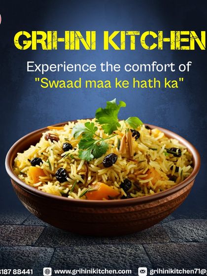 Experience the comfort of 'Swaad maa ke hath ka' with dishes like our aromatic vegetable biryani, cooked with care and the finest ingredients.