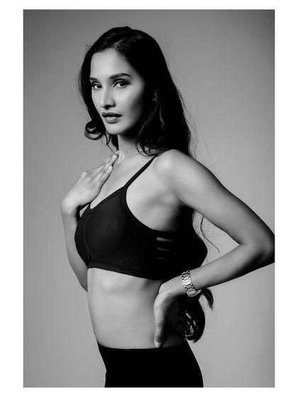 A different angle that showcases the watch as a key accessory, blending fashion with function.