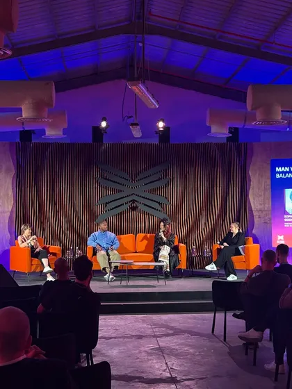 Speaking on another panel at XP Music Futures in Riyadh. These conferences are a key part of my work, allowing me to share insights and connect with industry leaders from the region.