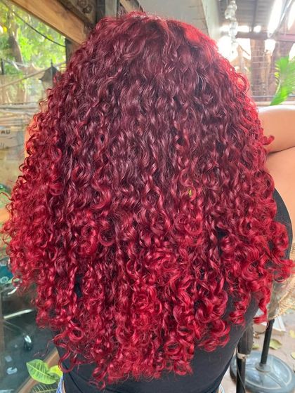 Curly Hair Color photo 24