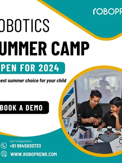 Our 2024 Robotics Summer Camp is now open for registration. It's the best choice for a productive and fun summer, offering a hands-on introduction to the world of robotics. Book a demo to learn more.