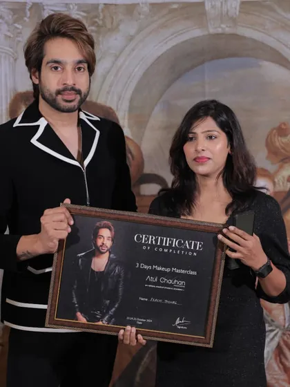Another certified makeup artist from our 3-day masterclass. I wish her all the best in her career.