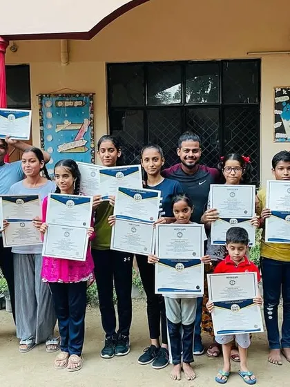 My champions who participated in the International Book of Records event. A great effort and a proud achievement for them all.