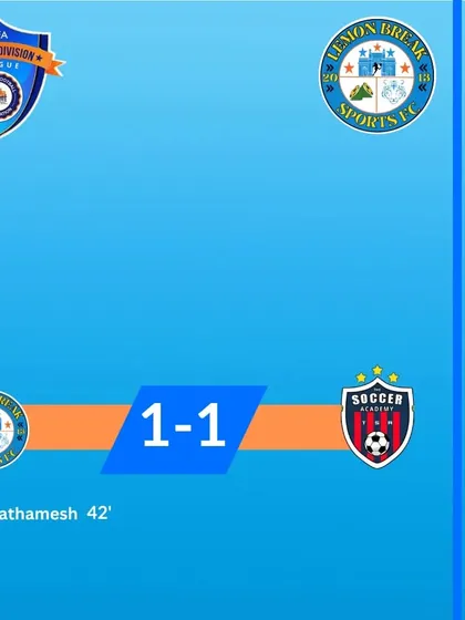 Full time, a 1-1 draw. We fought hard and shared the points.