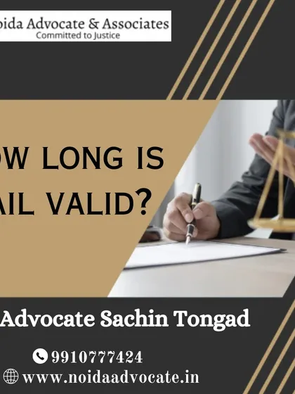 How long is bail valid? This informational graphic clarifies that anticipatory bail is typically granted for a limited period before a regular bail application is needed.