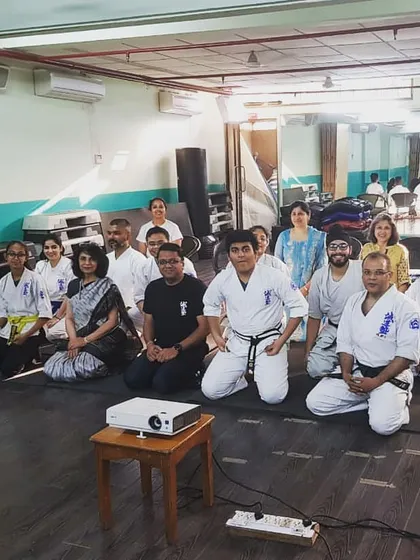 A safe community is a strong community. This photo was taken after a POSH (Prevention of Sexual Harassment) awareness session I hosted, because self-defense is not just about physical techniques but also about knowledge and prevention.