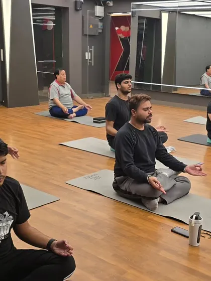 A moment of meditation with my students in the last class of 2024. Feeling immense gratitude for this year and our shared practice.