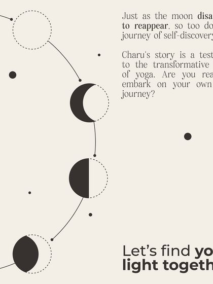 Just as the moon disappears only to reappear, my story is about the power of self-discovery. Are you ready to embark on your own journey? Let's find your light together.