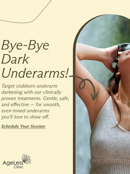 Confidence means feeling comfortable in your own skin, and that includes every part of you. My Underarm Lightening Programme is a safe and effective way to address stubborn pigmentation. I use clinically proven treatments to create a smooth, even skin tone you'll be happy to show off.