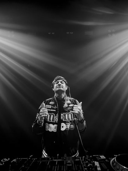 A quiet moment of focus at Prism Mohali before the music takes over.