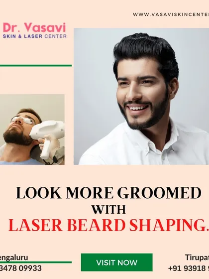 For my male patients, I offer precise laser beard shaping. This service is designed to create clean, defined beard lines and reduce the need for constant shaving and trimming.