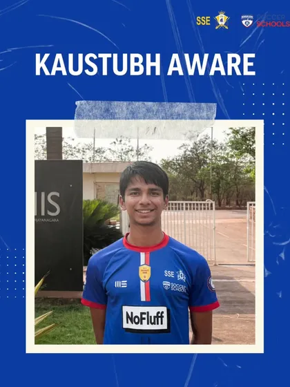 Kaustubh Aware, another of our talented players, earned his spot at the BFC residential trials in Bellary. We are proud to facilitate these high-level opportunities for our dedicated athletes.