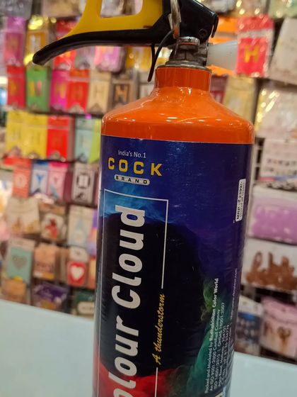 The 'Colour Cloud' cylinder in a different packaging design. It's the same great product for creating a thunderstorm of color at your event.