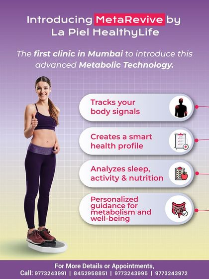 Here is a simple breakdown of how MetaRevive works. The advanced technology tracks your body's signals, analyzes your sleep, activity, and nutrition patterns, and creates a smart health profile. Based on this data, I provide personalized guidance to improve your metabolism and overall well-being.