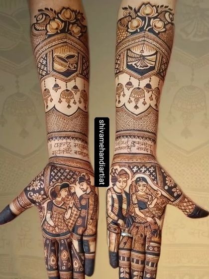 Custom Portrait Mehendi photo 26