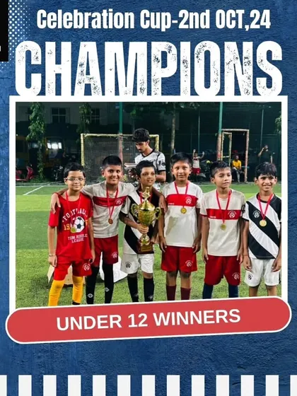 Champions start young. Here is our victorious Under-12 team at the Celebration Cup, proving that our development program builds winners from the ground up.