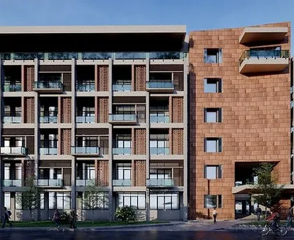 This is a rendering of the new faculty building for IIT Kanpur, a project currently under construction. The design uses a modern architectural language while staying true to my preference for honest materials like brick, creating a facade that is both complex and orderly. It reflects my work in shaping the future of educational infrastructure.
