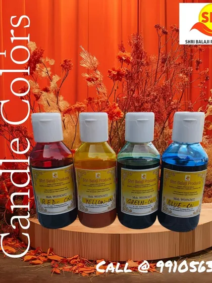 A selection of my liquid candle colors. These highly concentrated dyes are easy to mix into melted wax to achieve vibrant, consistent colors in your candles.