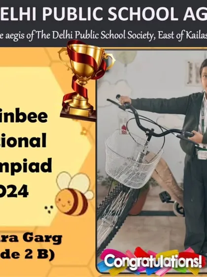 We are so proud of Omaira Garg from Delhi Public School, Agra, for winning a BSA cycle in the 2024 National Olympiad.