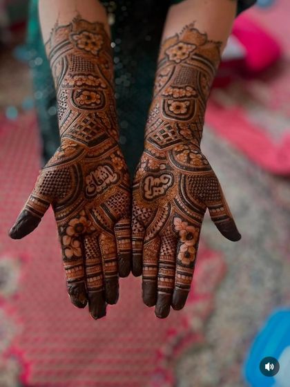 Kanha Mehandi - Bridal Mehndi Intricate Hand Designs photo 12