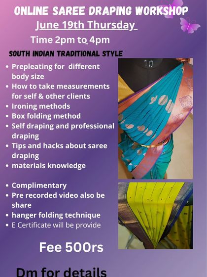 This workshop focused on practical skills like taking measurements for self and other clients, and different ironing methods.