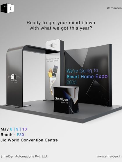 Ready to get your mind blown? This was the render of our booth for the Smart Home Expo 2025, where we showcased our latest and greatest tech.