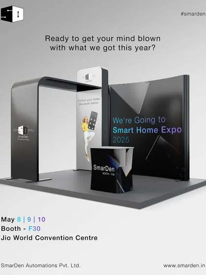 This was our booth design for the Smart Home Expo 2025. We were excited to showcase our latest technology in a space designed to reflect our modern, innovative brand.